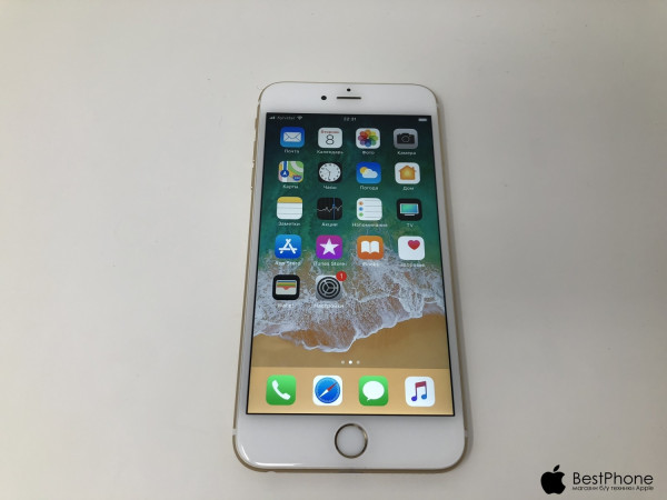 Купить б/у  Apple iPhone 6S Plus 64Gb Gold отличный!